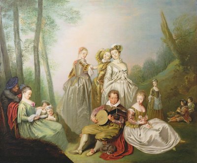 A Musical Family by Philippe Mercier